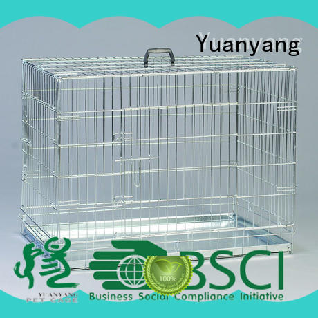 Yuanyang metal dog kennel factory for transporting puppy