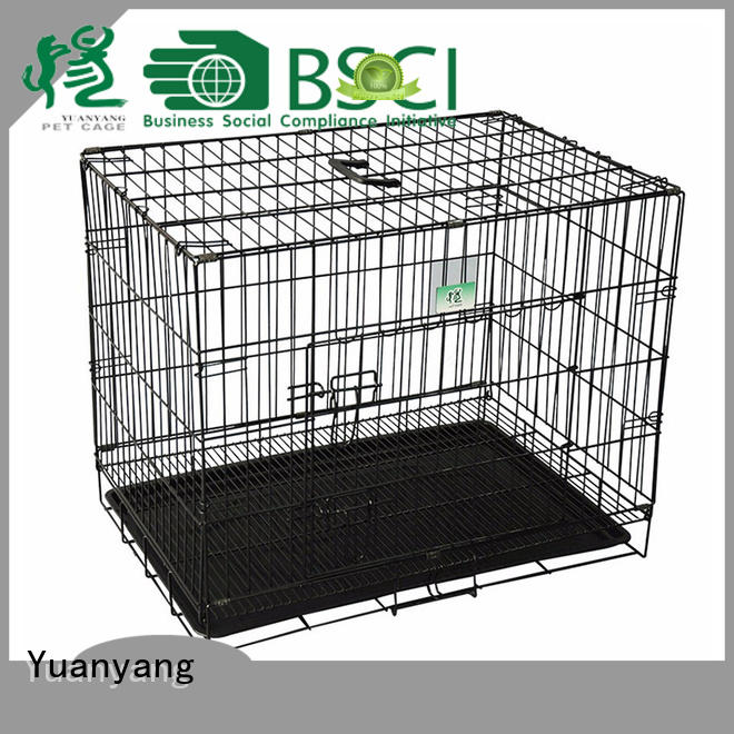 Durable metal wire dog crate manufacturer for transporting puppy
