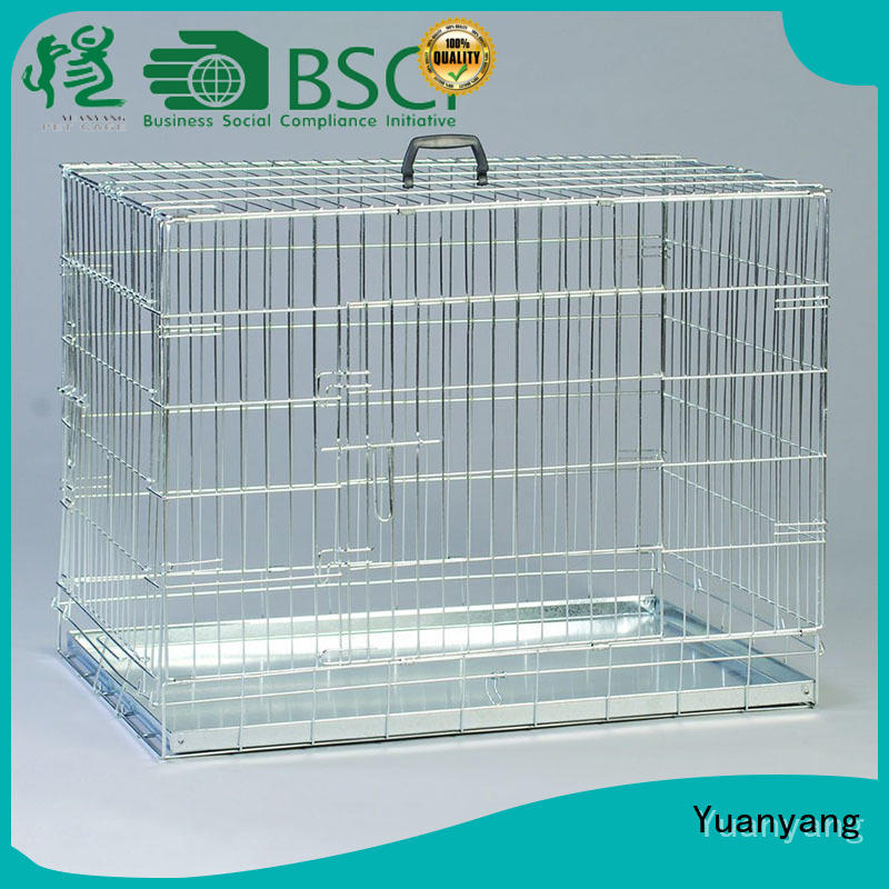 Professional wire dog cage factory for transporting puppy