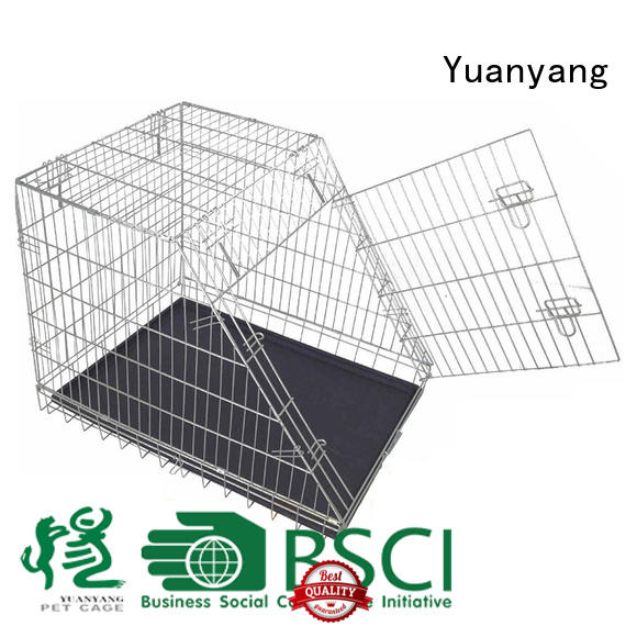 Yuanyang Excellent quality wire dog kennel company for transporting puppy