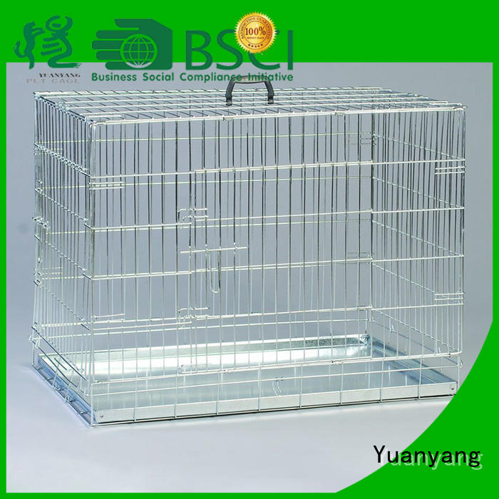 Yuanyang Durable steel dog crate factory for training pet