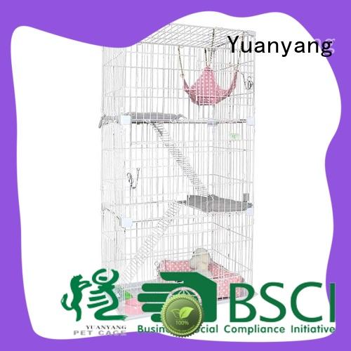 Yuanyang Best wire cat cage company exercise place for cat