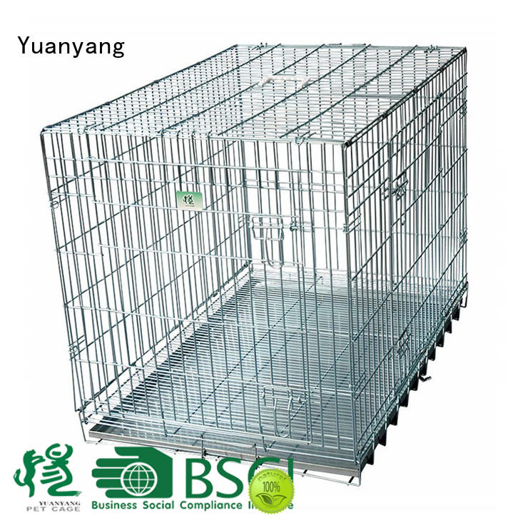 Professional steel dog crate company for transporting puppy