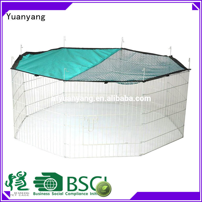 Yuanyang metal puppy playpen company for puppy exercise area