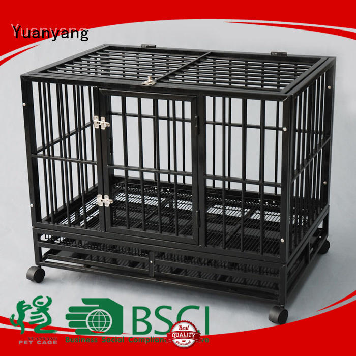 Yuanyang Durable heavy duty dog crate supplier for transporting dog