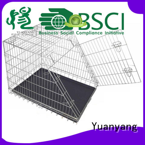 Yuanyang Custom wire pet cage factory for transporting puppy