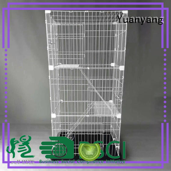 Yuanyang Custom wire cat cage factory exercise place for cat