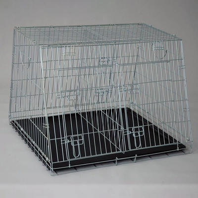 Galvanized Folding Wire Sloping Dog Cages Strong Dog Crates YD019