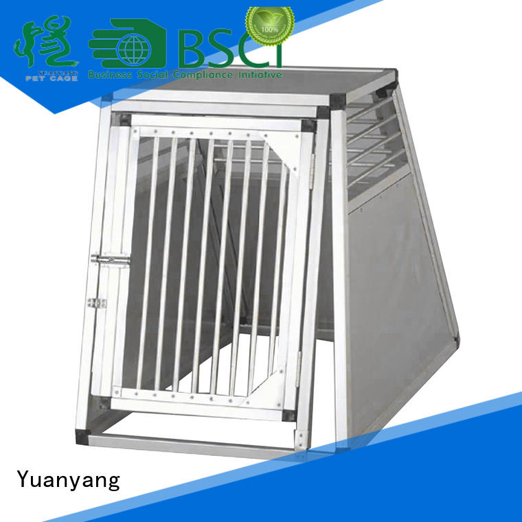 Yuanyang aluminum dog box supply for dog car transport