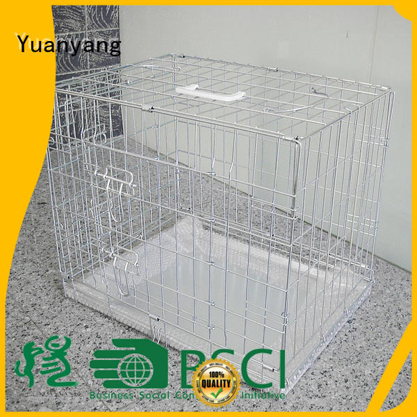 Yuanyang Excellent quality steel dog kennel factory for transporting puppy