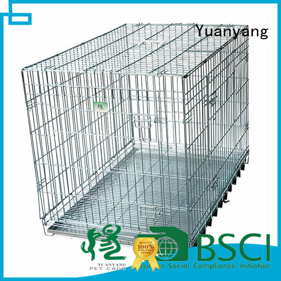 Yuanyang metal pet crate supply for transporting puppy