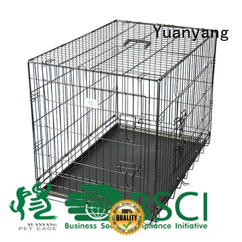 Yuanyang Top heavy duty dog cage supplier for transporting dog