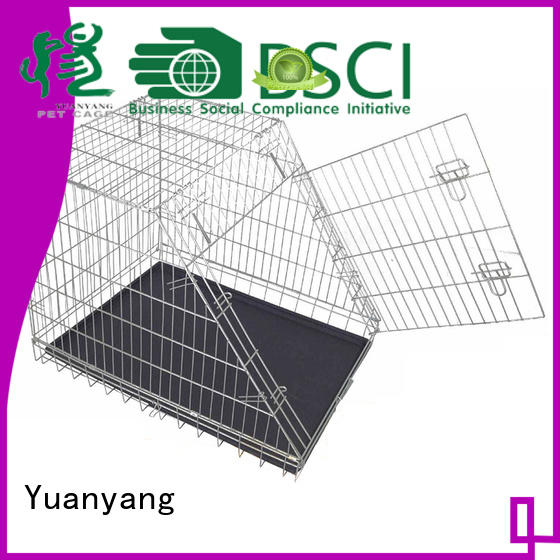 Yuanyang steel dog kennel factory for training pet