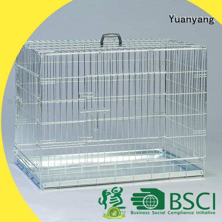Yuanyang Professional metal dog kennel company for transporting puppy