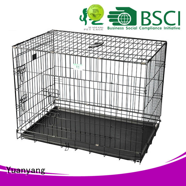 Yuanyang Durable wire dog crate factory for training pet