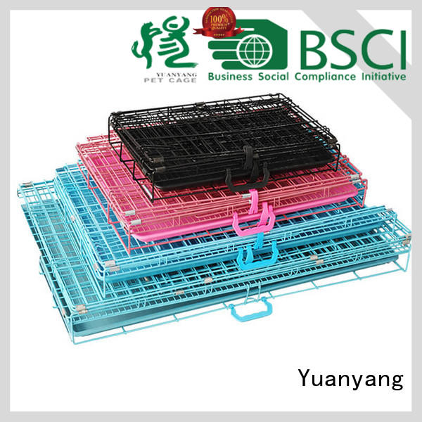 Yuanyang Custom metal wire dog cage supplier for transporting puppy
