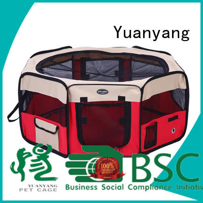Yuanyang Excellent quality fabric dog playpen company for carrying dog