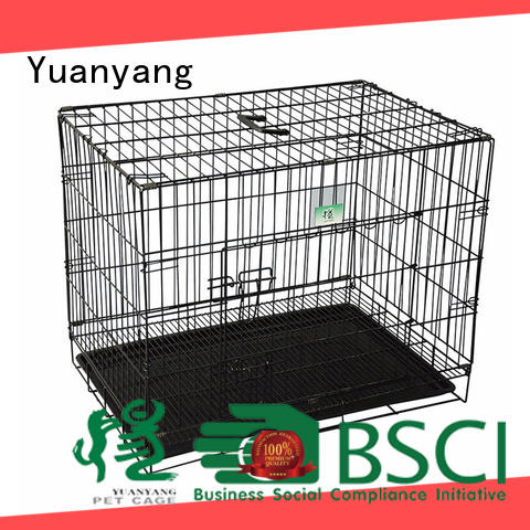 Yuanyang steel dog kennel supply for transporting puppy