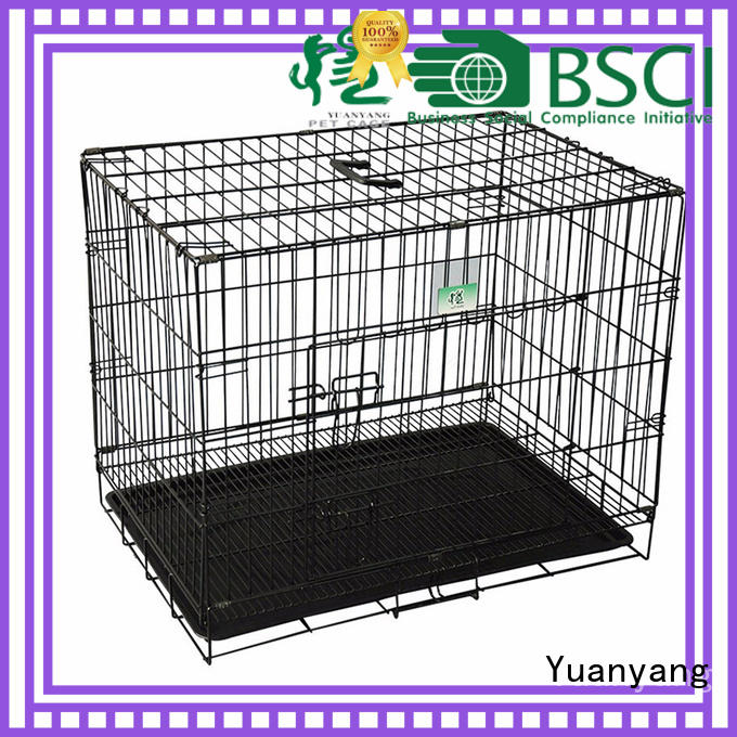 Yuanyang Excellent quality wire dog crate supply for training pet