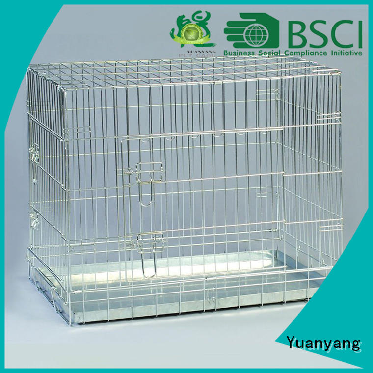 Yuanyang Top steel dog cage manufacturer for transporting dog