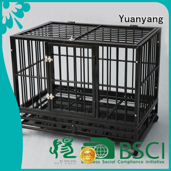 Yuanyang steel dog kennel company for training pet