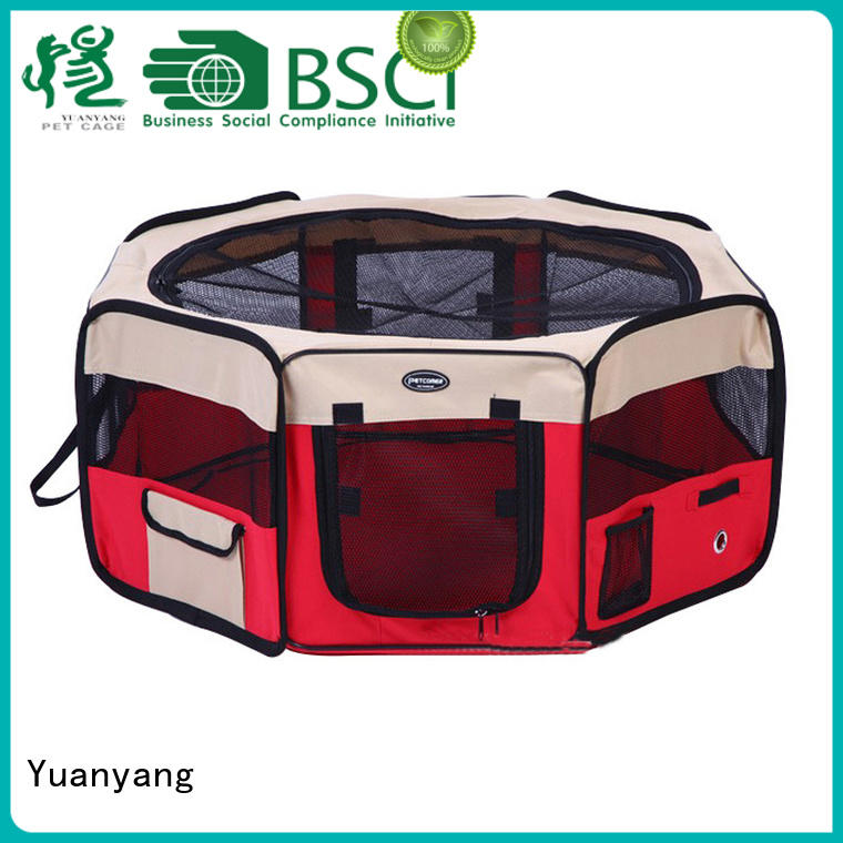 Yuanyang fabric puppy playpen manufacturer comfortable area for pet