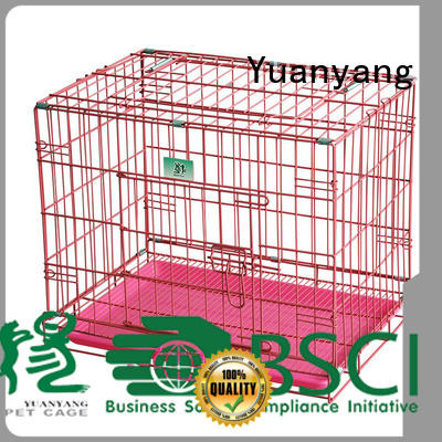 Yuanyang Best metal wire dog cage company for training pet