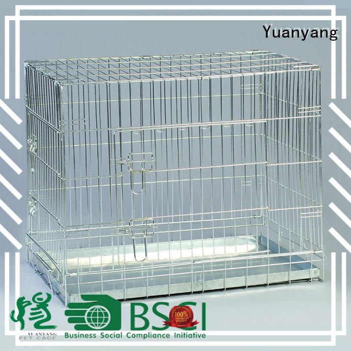 Yuanyang Top wire dog crates manufacturer for transporting puppy