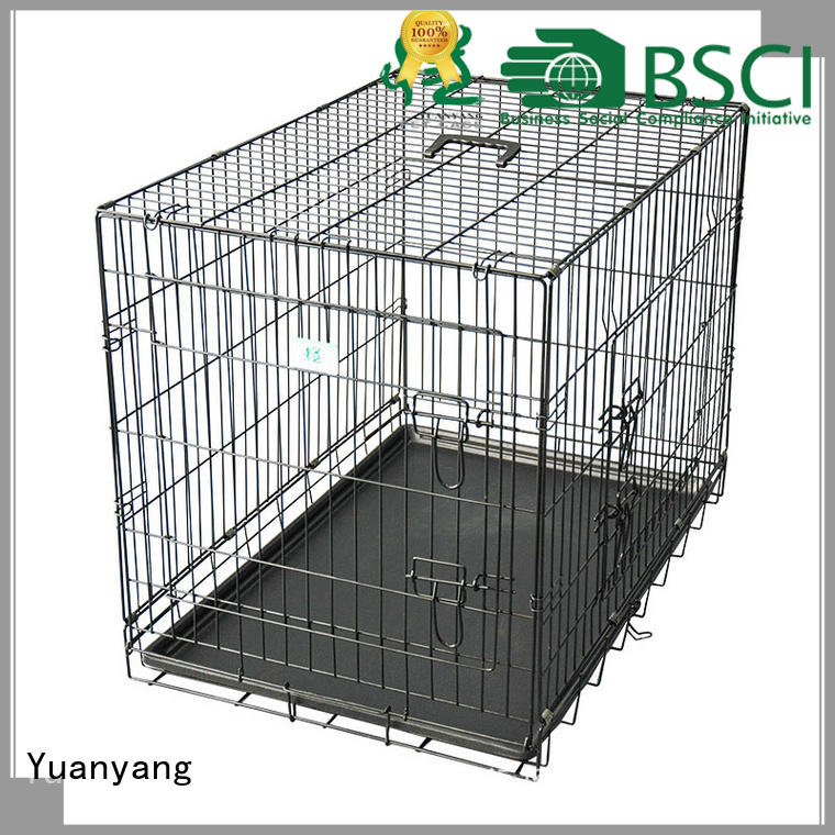 Yuanyang Durable steel dog crate supply for training pet