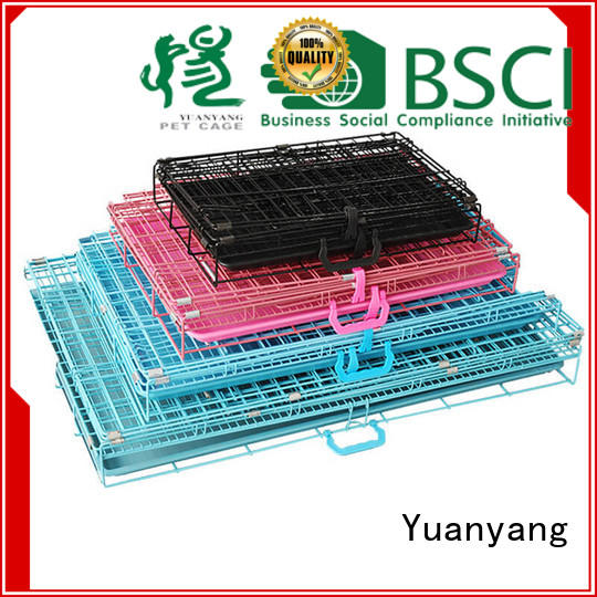 Yuanyang Durable steel dog crate company for transporting dog