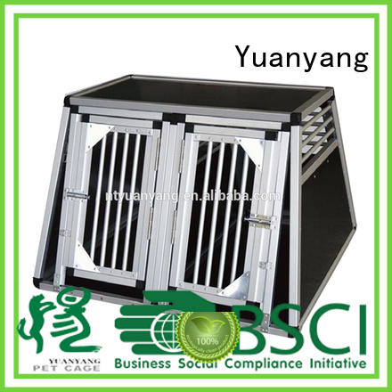 Excellent quality aluminum dog cage supplier for dog car transport