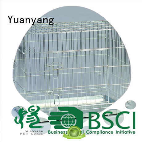 Yuanyang Durable steel dog cage manufacturer for transporting puppy