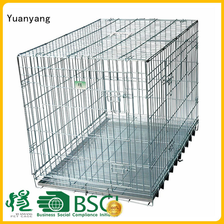 Yuanyang wire dog crates supply for transporting dog