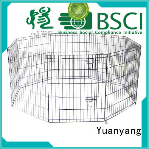 Yuanyang metal puppy playpen supplier for dog exercise area
