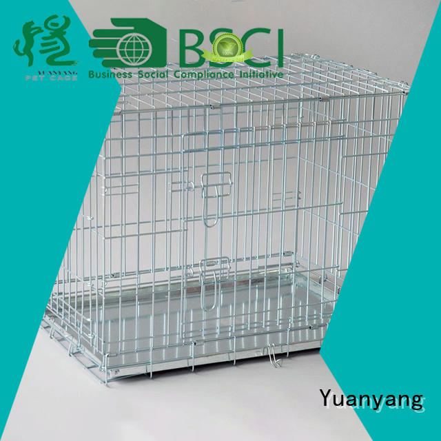 Yuanyang metal dog kennel supplier for transporting dog