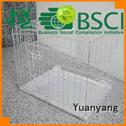 Yuanyang metal pet crate factory for transporting puppy