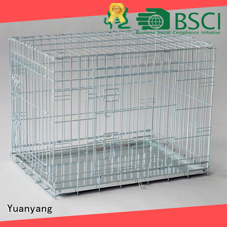 Yuanyang steel dog kennel supply for transporting dog
