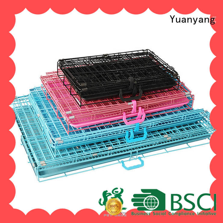 Yuanyang Durable wire dog crate factory for transporting puppy