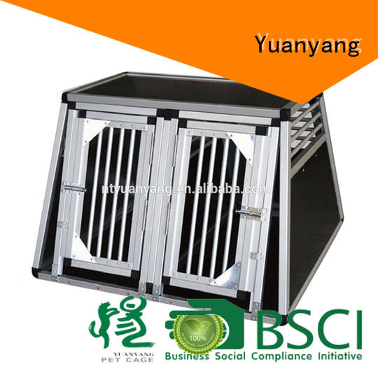 Yuanyang aluminum dog crates supplier for transporting pet