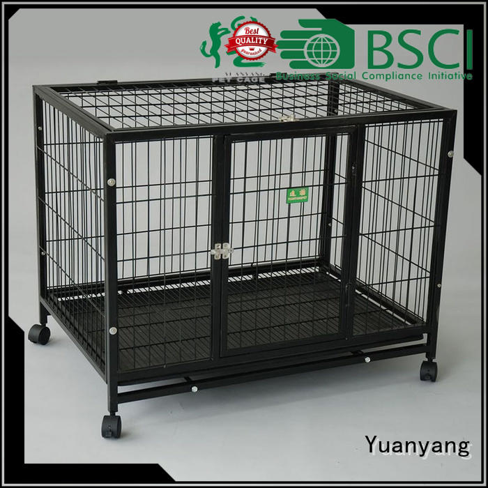 Yuanyang steel dog kennel supplier for transporting puppy