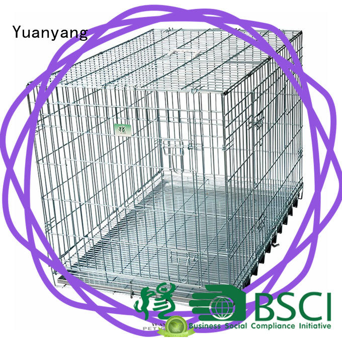Excellent quality steel dog kennel manufacturer for transporting puppy