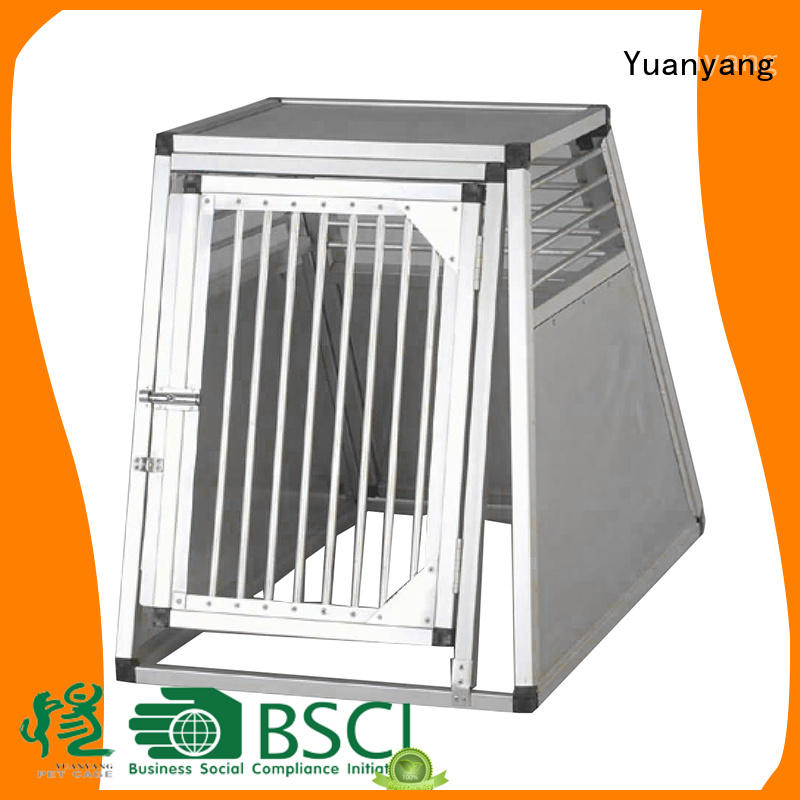 Yuanyang Best custom aluminum dog crates factory for dog car transport