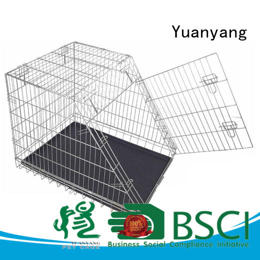 Yuanyang Excellent quality metal pet crate supply for transporting puppy
