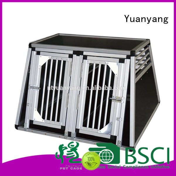 Yuanyang Top aluminum dog box supplier for dog car transport
