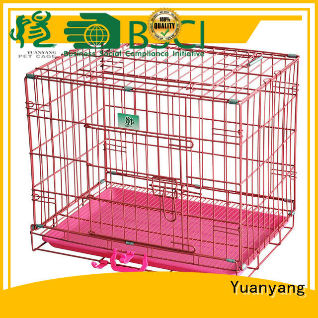 Yuanyang wire dog crate factory for training pet