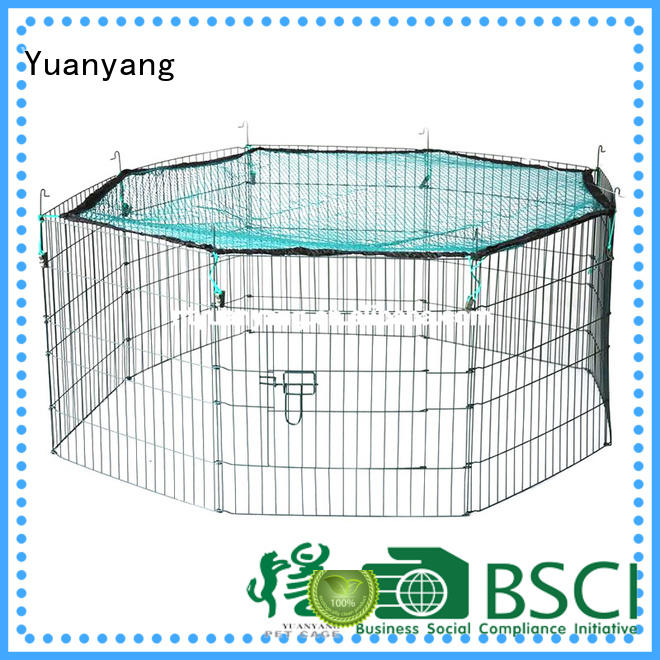 Yuanyang Excellent quality metal playpen factory for puppy exercise area