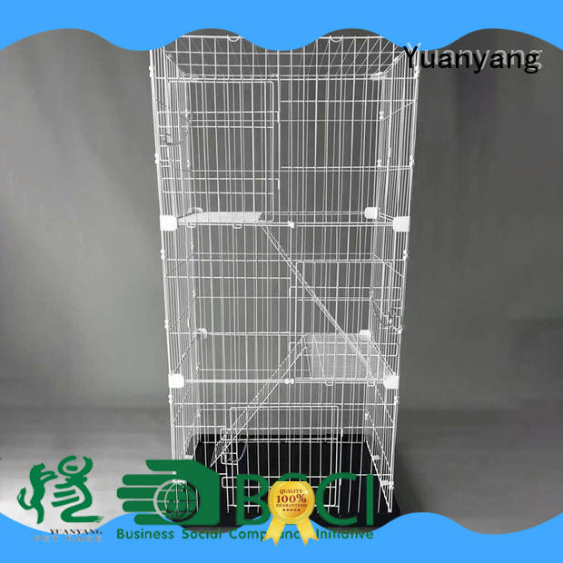 Yuanyang Professional wire cat cage supply exercise place for cat