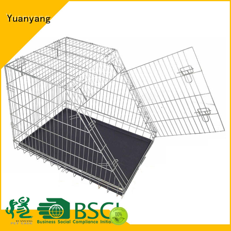 Yuanyang Excellent quality wire dog kennel supplier for transporting dog