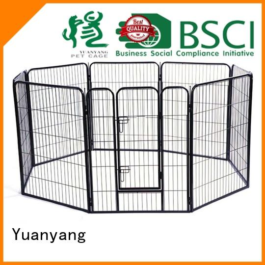 Yuanyang Excellent quality heavy duty dog playpen manufacturer for dog outdoor activities