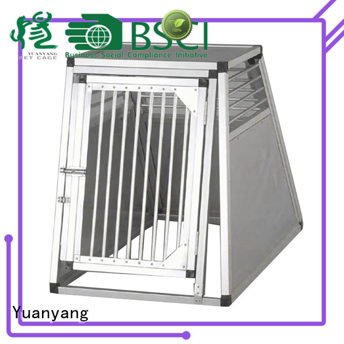 Yuanyang Excellent quality aluminum dog box company for transporting dog